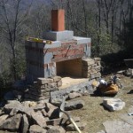 Building Outdoor Fireplace With Steel Studs