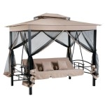 Deluxe Three Person Outdoor Daybed Swing
