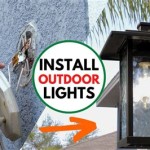 How To Install Outdoor Light On Stucco Wall