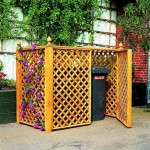 Ideas To Hide Outdoor Trash Cans