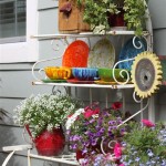 Outdoor Bakers Rack Decorating Ideas