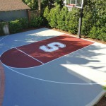 Outdoor Basketball Court Paint