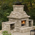 Outdoor Cinder Block Fireplace Plans