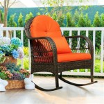 Outdoor Patio Rocking Chair Cushions