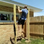 Outdoor Pull Up Bar Build