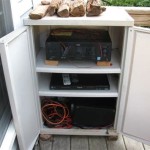 Outdoor Stereo Receiver Cabinet