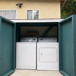 Outdoor Washer And Dryer Storage Ideas