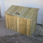 Outdoor Wooden Garbage Box Plans