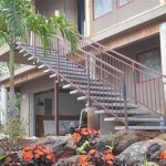 Prefab Outdoor Stairs With Landing