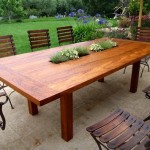 Teak Outdoor Table Plans